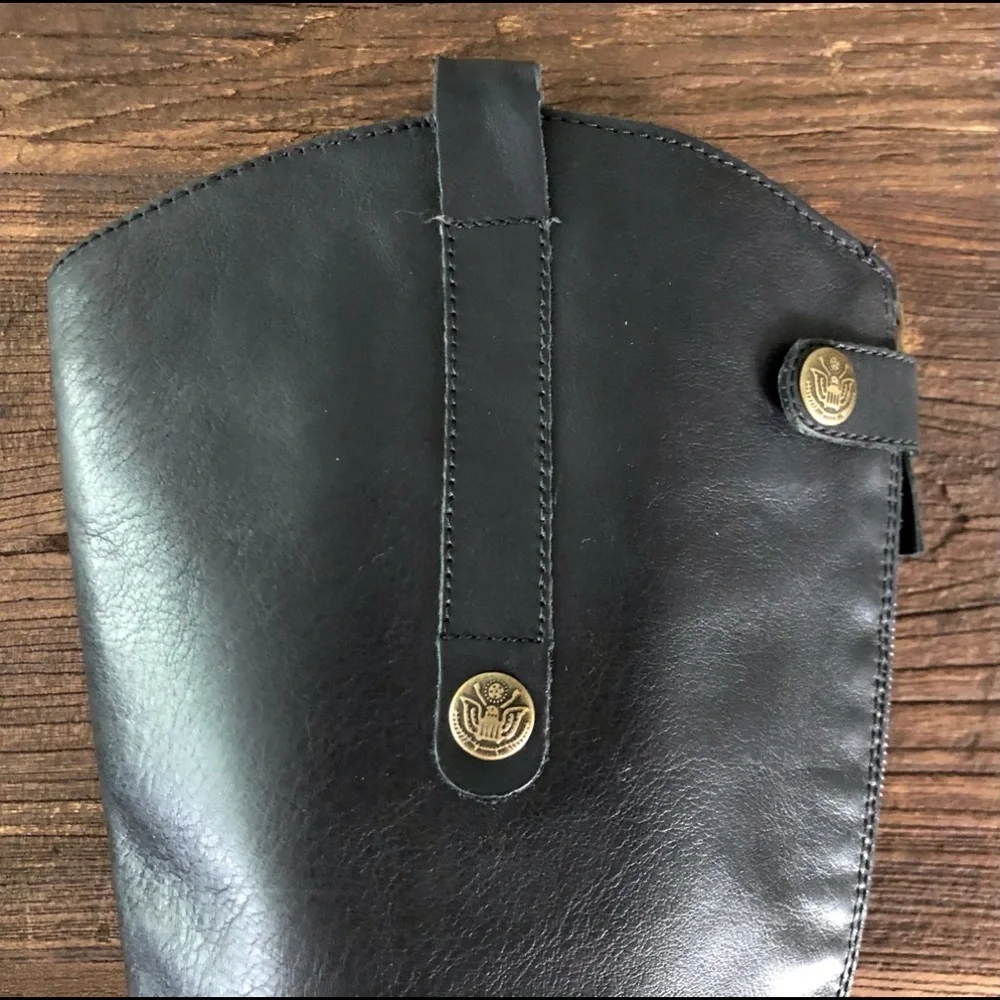 Sam Edelman Penny Black Leather Tall Riding Boots - Picture 7 of 17